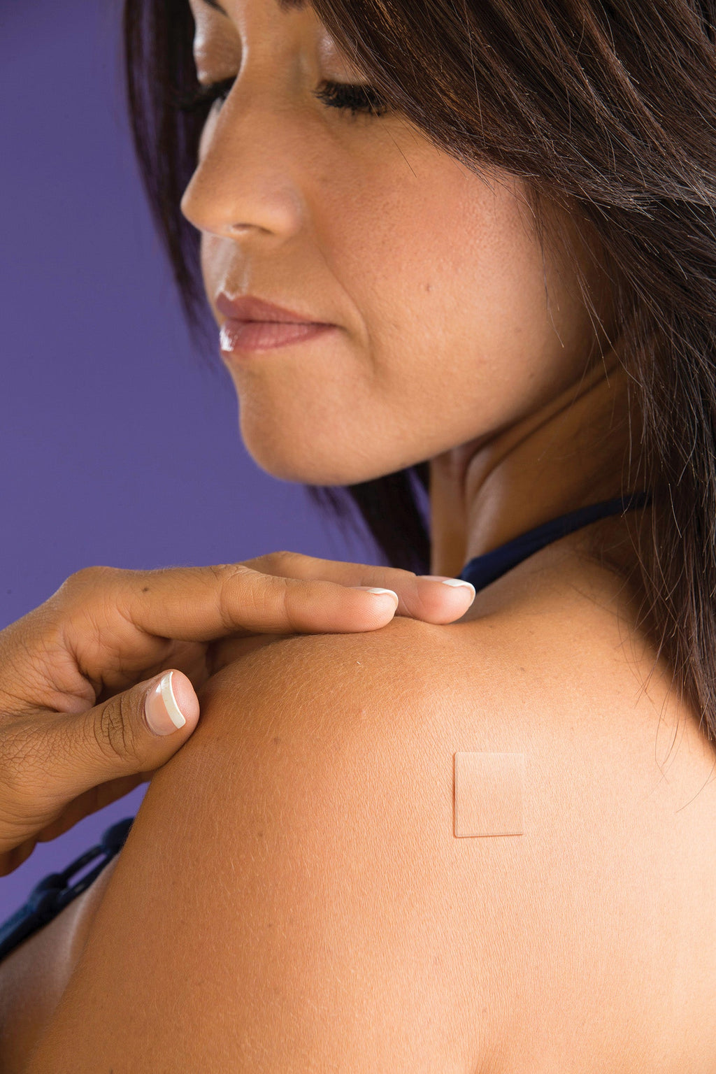 Quadratische Narbenpflaster mit Textilbeschichtung