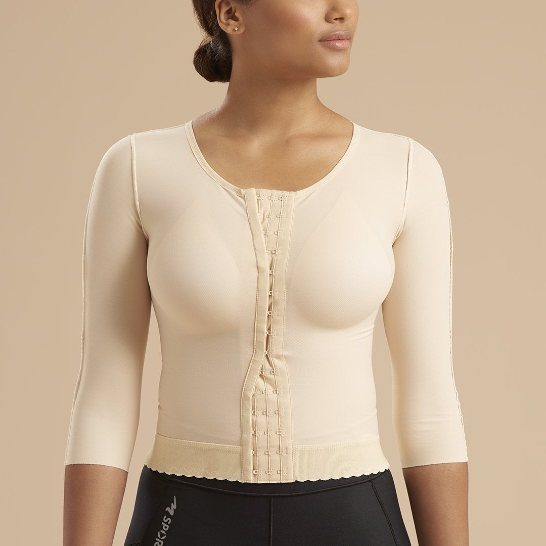 3/4-Kompressionsweste mit Häkchenverschluss