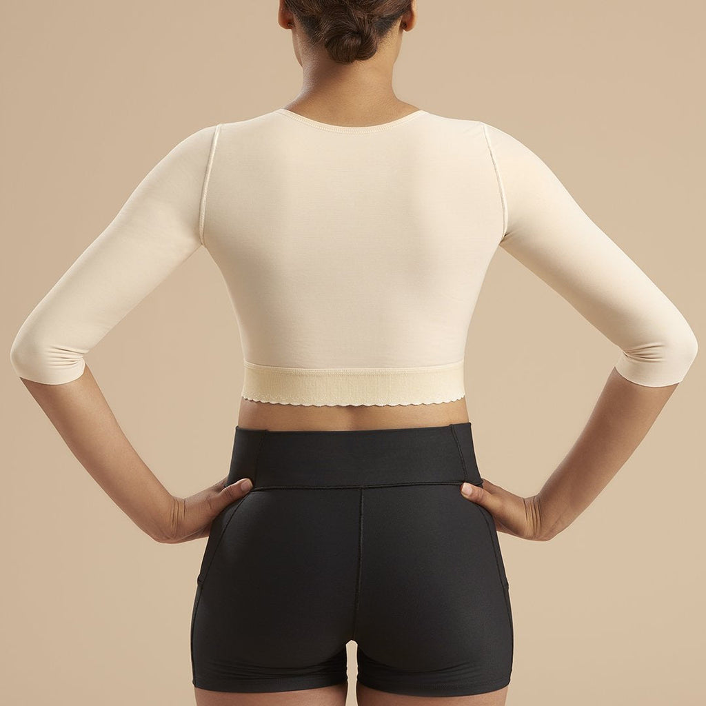 3/4 Arm Kompressionsweste mit Häkchenverschluss