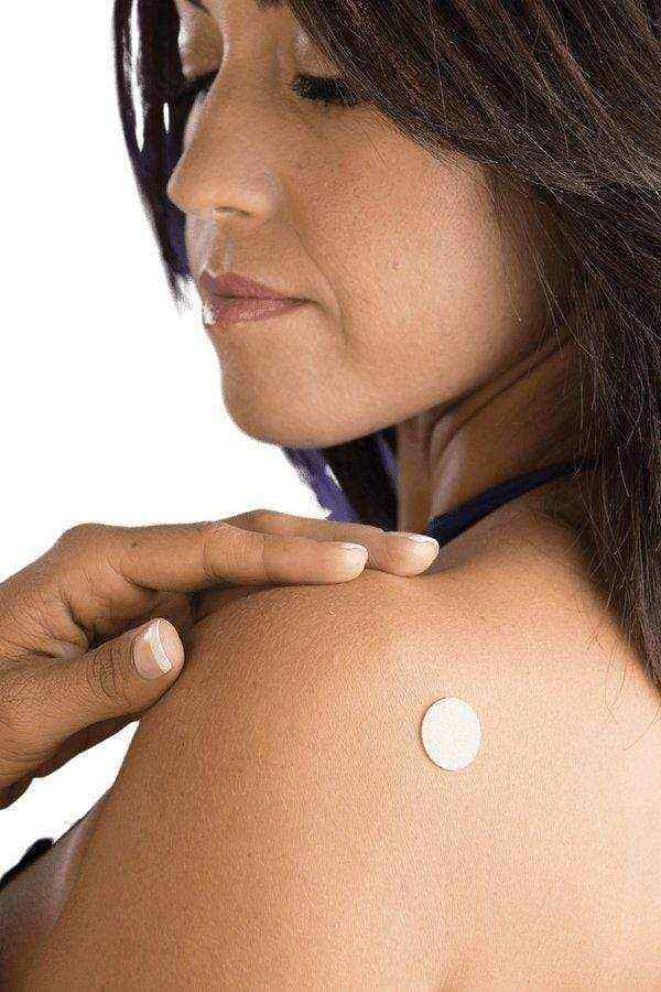 Runde Narbenpflaster mit Textilbeschichtung